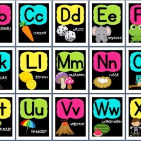 Alphabet Posters {FREE}